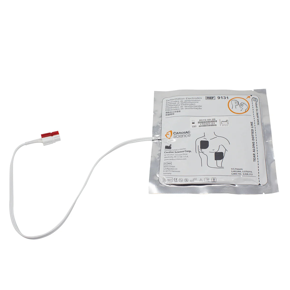 Cardiac Science Powerheart G3 AED Electrodes (Adult)