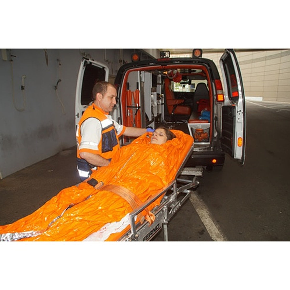 Blizzard EMS Blanket Flat Packed (Orange) 5