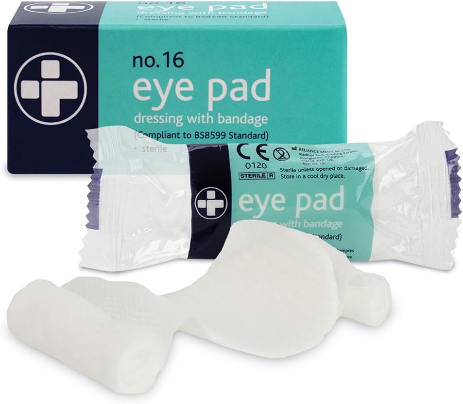 No.16 Eye Pad Dressing with Bandage (Single)
