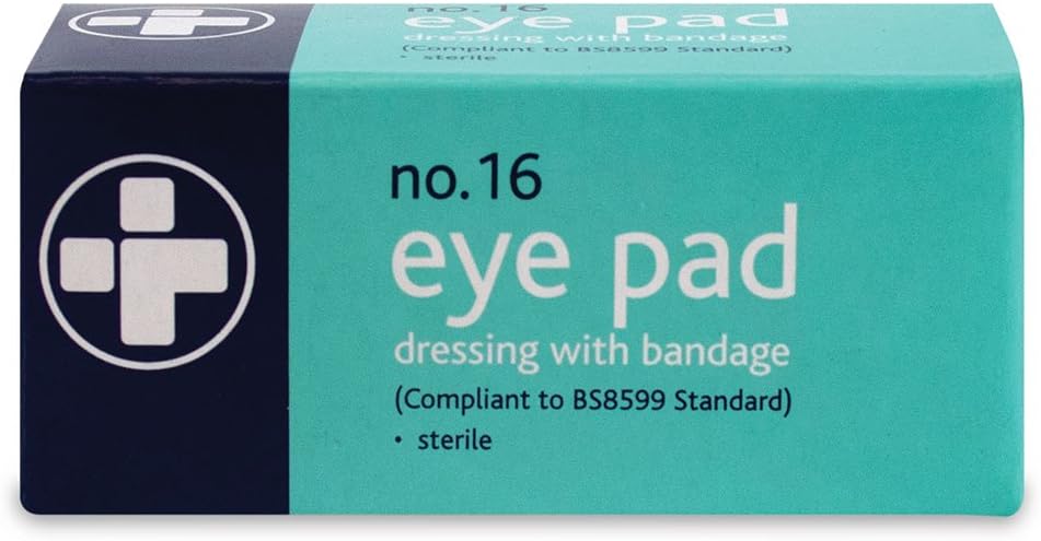 No.16 Eye Pad Dressing with Bandage (Single)