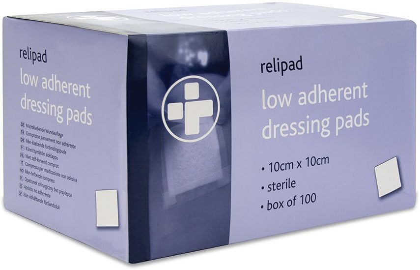 Low Adherent Pad Dressing - 10 x 10cm (Pack of 5)