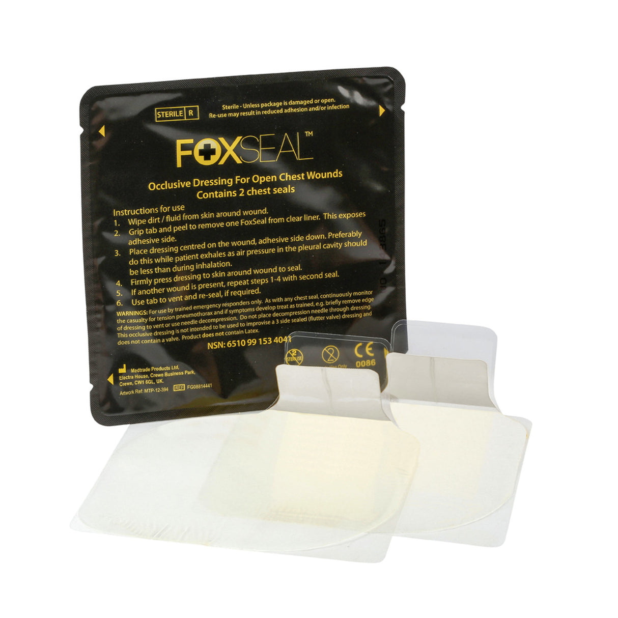 Foxseal Chest Seal (Pack of 2) 1