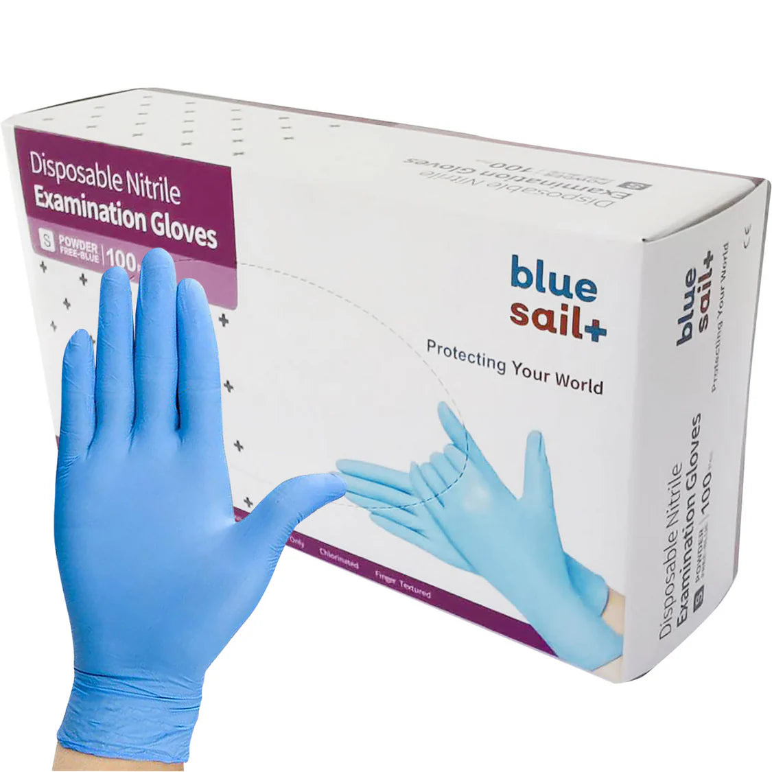 Nitrile Powder-Free Examination Gloves (Box)