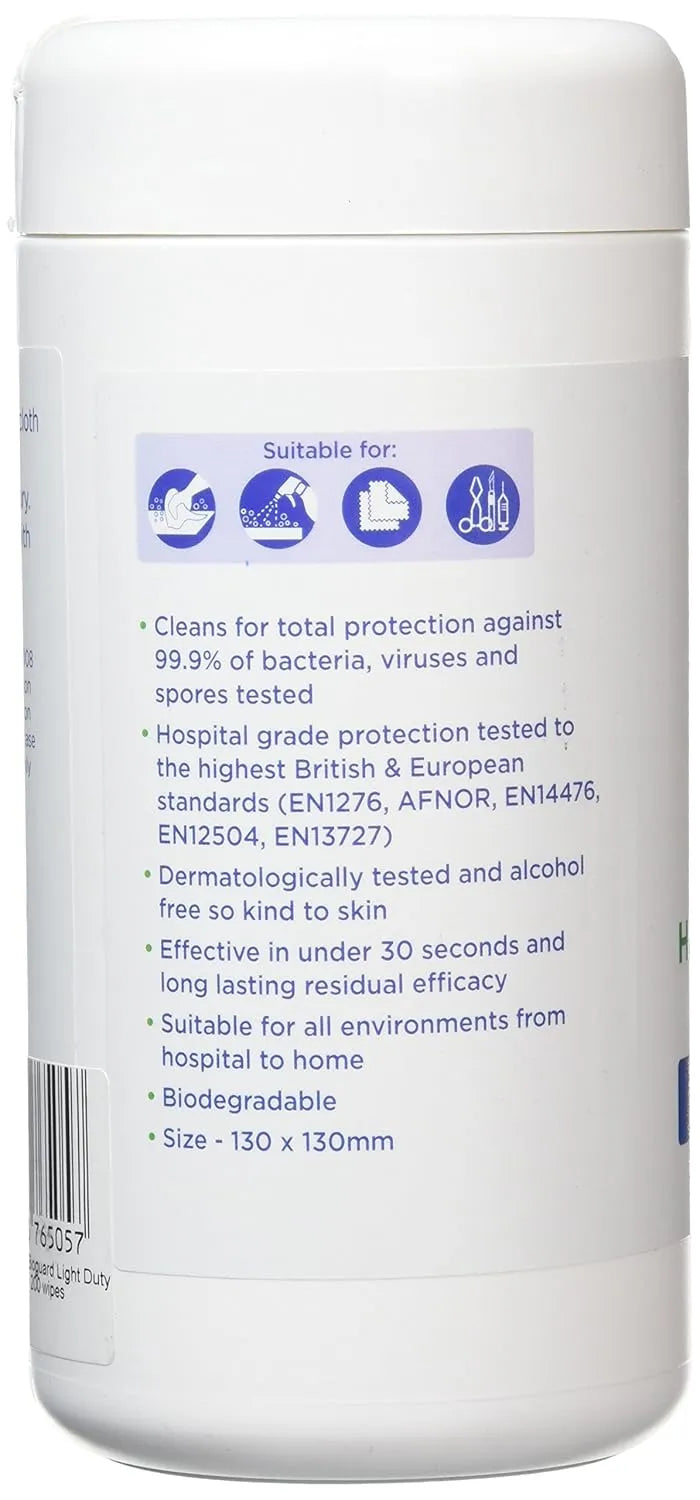 Bioguard Light Duty Hand & Surface Wipes Drum