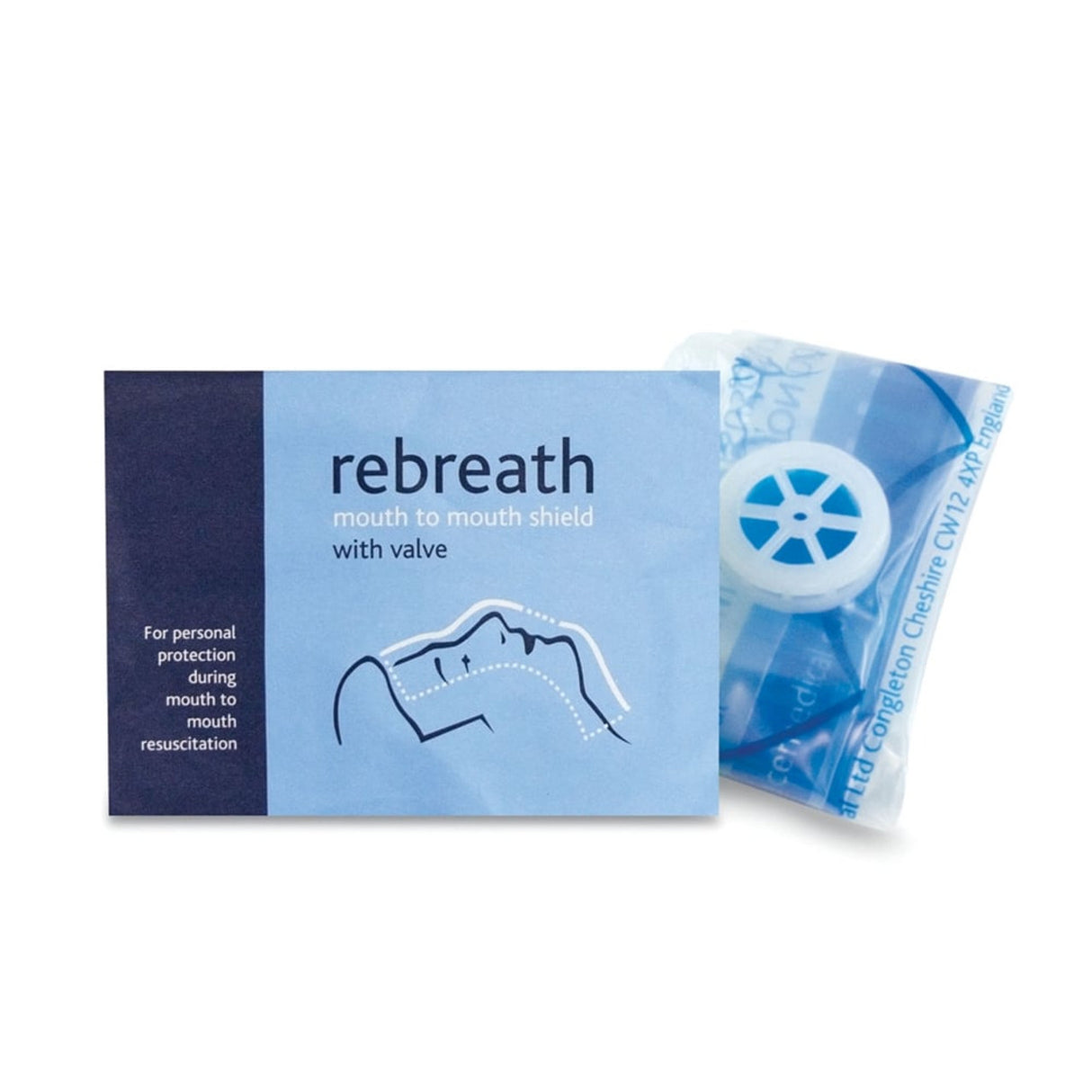 Rebreath CPR Face Shield (with One-Way Valve)