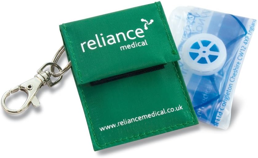 Rebreath CPR Face Shield Keyring (with One-Way Valve) 1