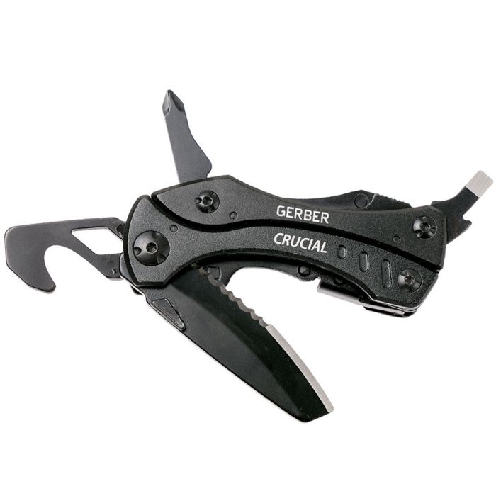 Gerber Crucial Multi-Tool w/ Strap Cutter (Black Oxide)