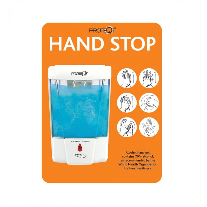 Proteqt Hand-Gel Station w/ Wall Bracket (Automatic - 700ml)