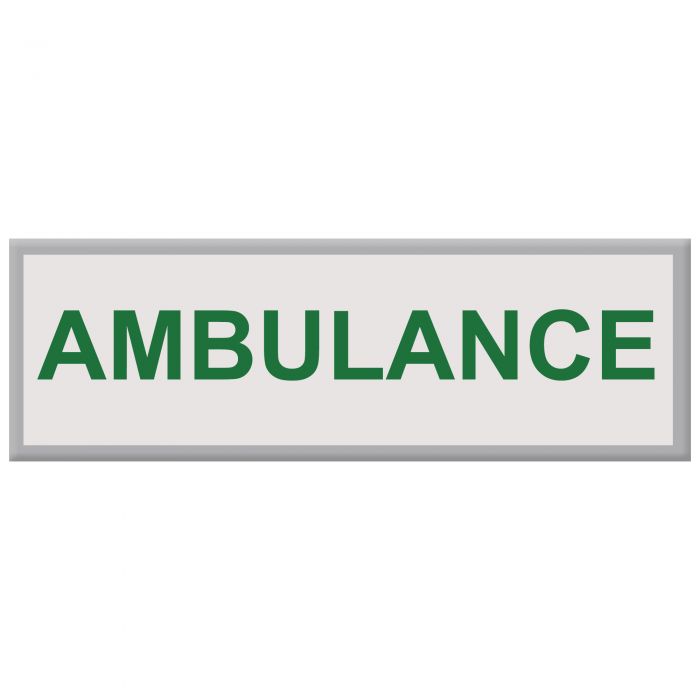 Small Reflective Badge (135 x 45mm)