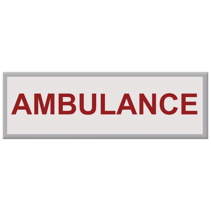 Small Reflective Badge (135 x 45mm)