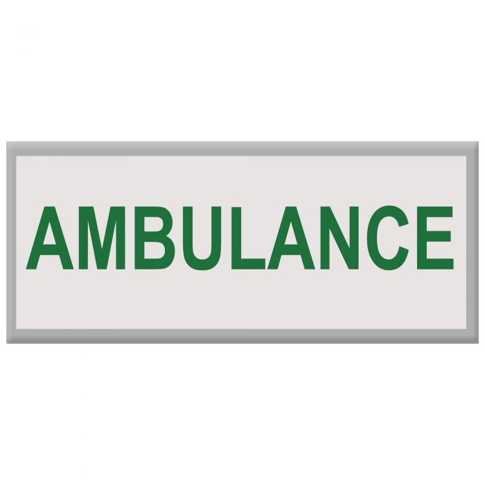 Small Reflective Badge (110 x 45mm)