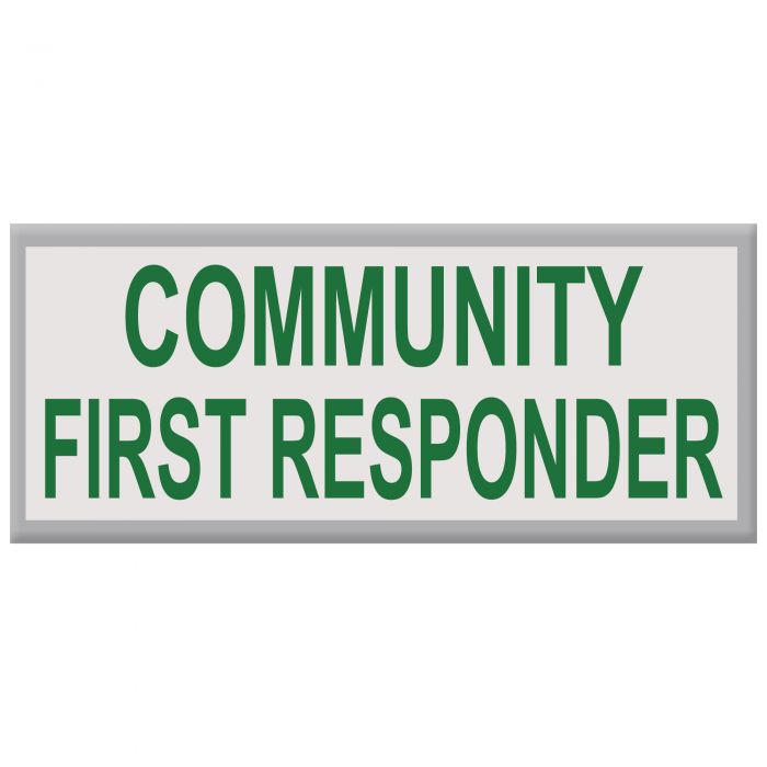 Small Reflective Badge (110 x 45mm)