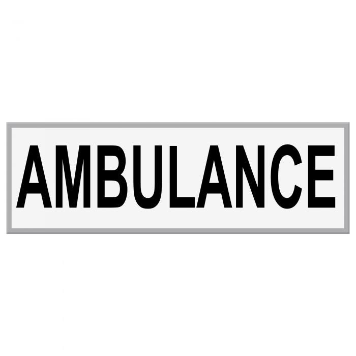 Large Reflective Badge (300 x 100mm)