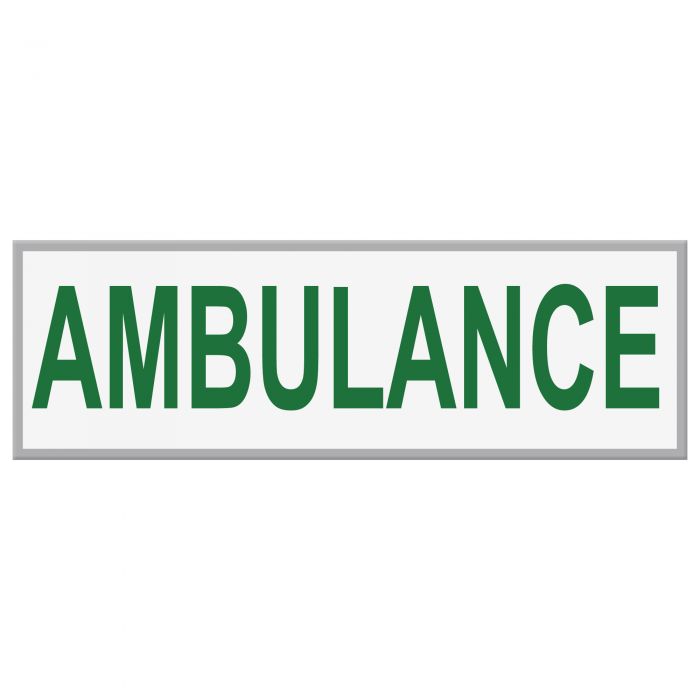 Large Reflective Badge (300 x 100mm)