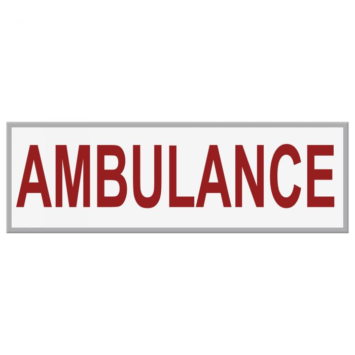 Large Reflective Badge (300 x 100mm)