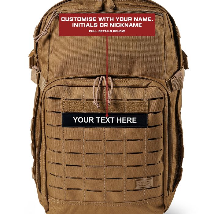 5.11 Fast-Tac 12 Backpack (with Custom Name Tag)