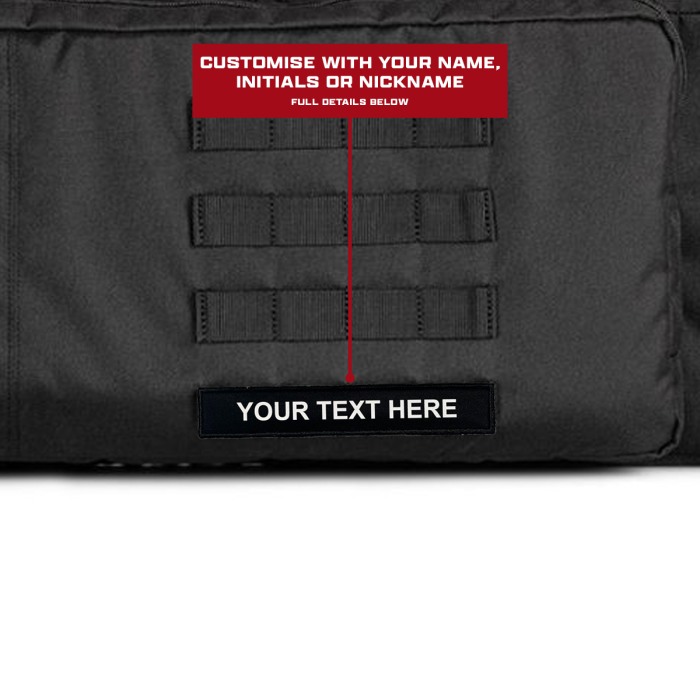 5.11 36in Double Rifle Case (Black) (with Custom Name Tag)