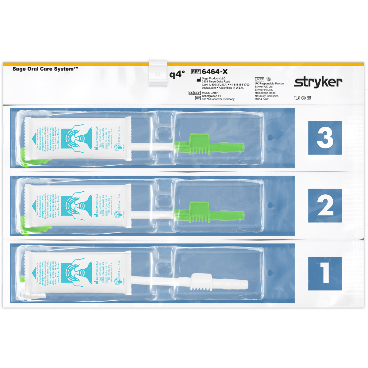 Sage Oral Care Q4 Cleansing & Suctioning System with Moisturiser