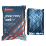 THERMARMOUR Emergency Foil/Fleece Rescue Blanket (1.5m x 2m)