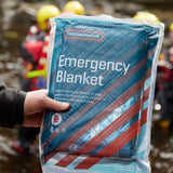 THERMARMOUR Emergency Foil/Fleece Rescue Blanket (1.5m x 2m)