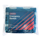 THERMARMOUR Emergency Foil/Fleece Rescue Blanket - Compact w/ Tape Strip (1.5m x 2m)