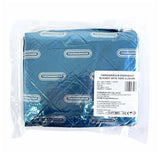 THERMARMOUR Emergency Foil/Fleece Rescue Blanket - Compact w/ Tape Strip (1.5m x 2m)