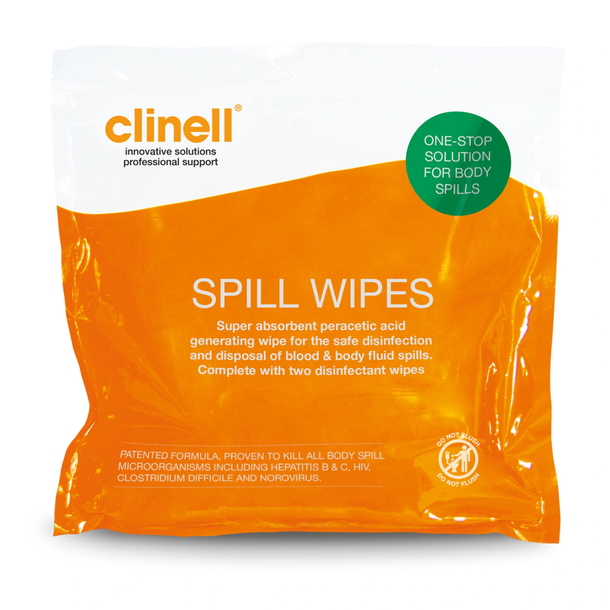 Clinell Spill Wipes (40 x 40cm)