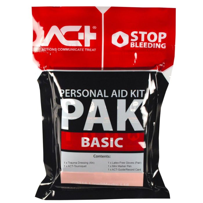 ACT-PAK Personal Bleeding Control Kit (Basic) | Free UK Delivery – MedTree