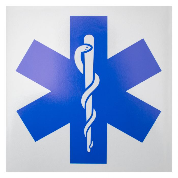 Star Of Life Decal - Die Cut (210 x 210mm)