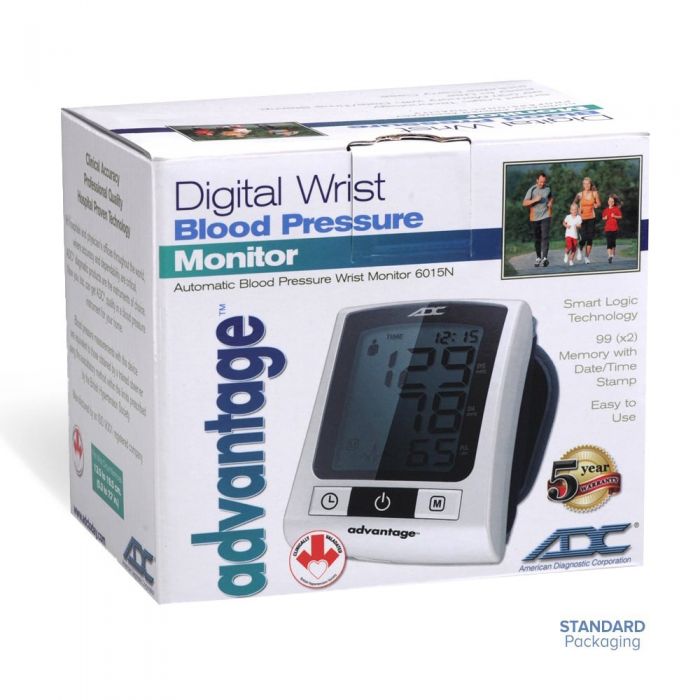 ADC Advantage 6015N Digital Wrist BP Monitor