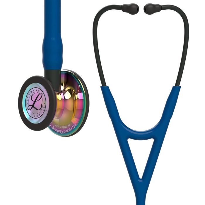 Littmann Cardiology IV 青 聴診器 Littmann Cardiology IV Stethoscope (High Polish Rainbow Finish