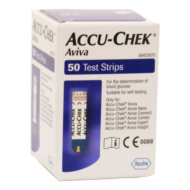 ACCU-CHECK Aviva Test Strips (Pack of 50)