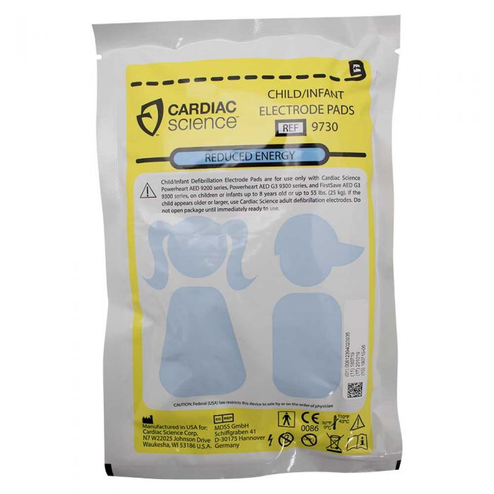 Cardiac Science Powerheart G3 AED Electrodes (Paediatric)