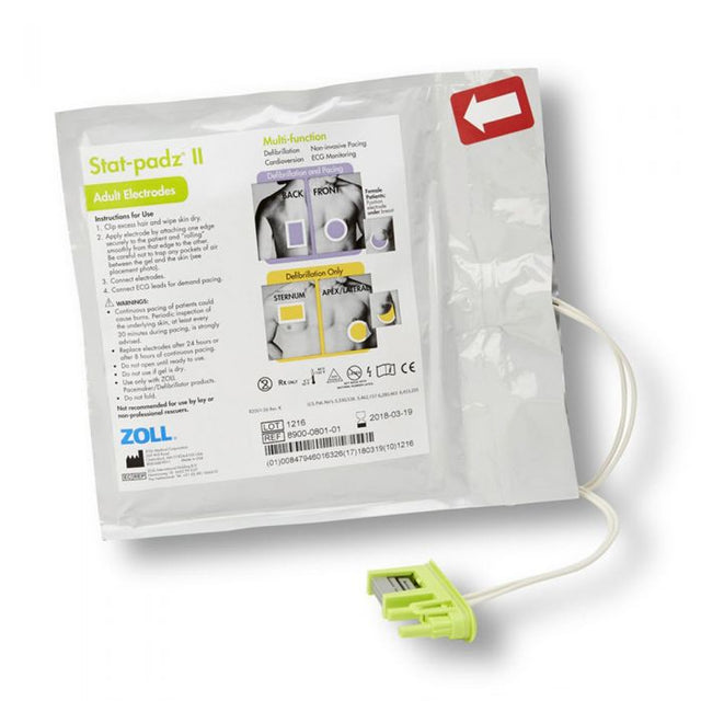 ZOLL AED Plus Adult Stat-Padz II (Box of 12)