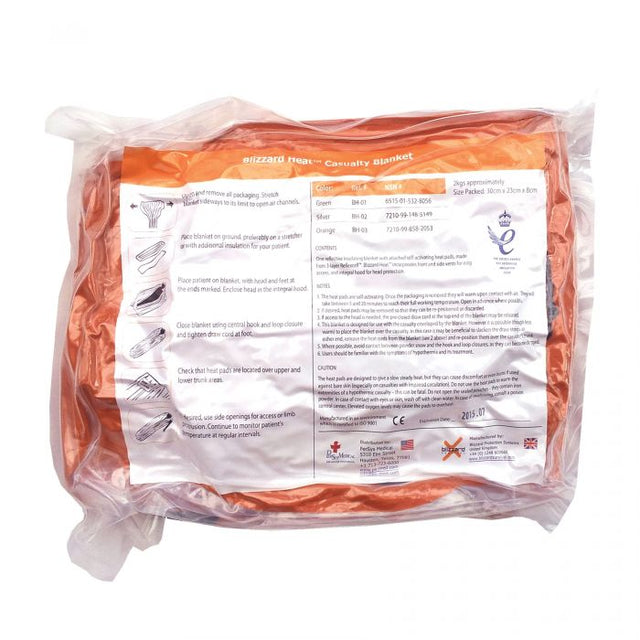 Blizzard Heat Casualty Blanket (Orange)