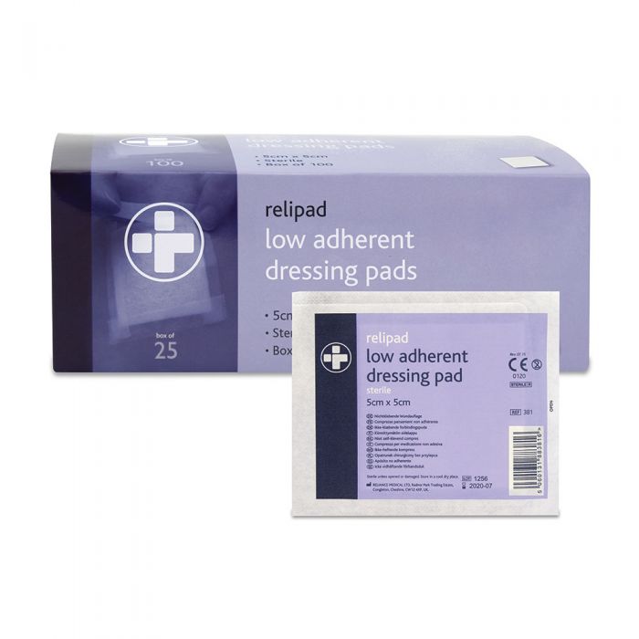 Low Adherent Pad Dressing - 5 x 5cm (Pack of 25)