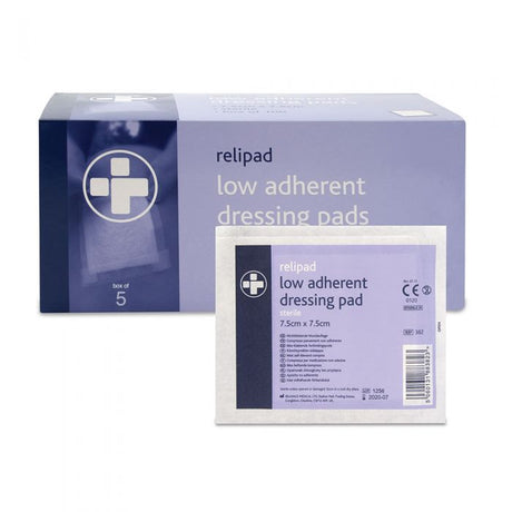 Low Adherent Pad Dressing - 7.5 x 7.5cm (Pack of 5)