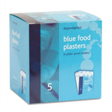 Dependaplast Pilfer Proof Blue Food Plaster Refill (Pack of 5)