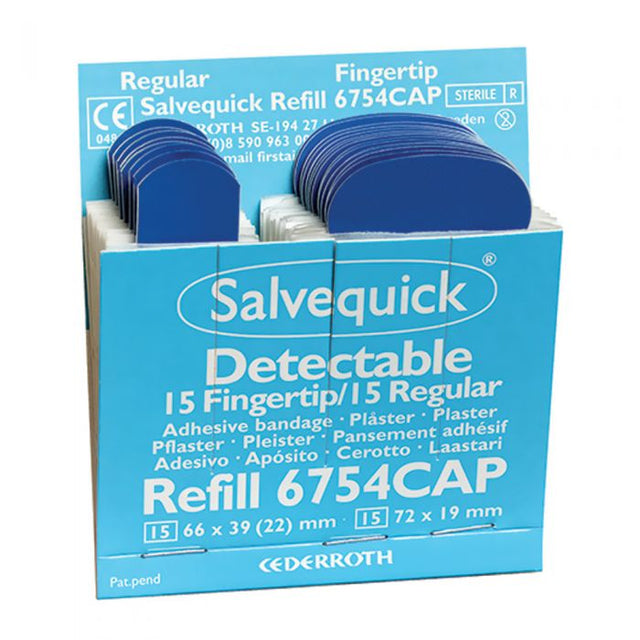 Salvequick Plaster Dispenser Refill (15 Fingertip Plasters)