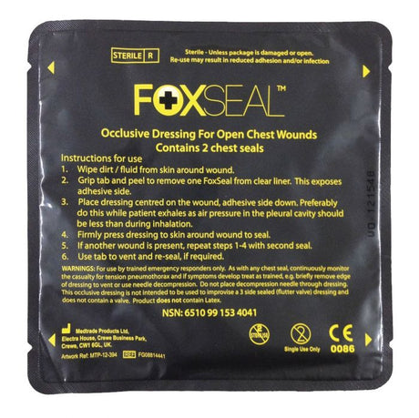 Foxseal Chest Seal (Pack of 2)