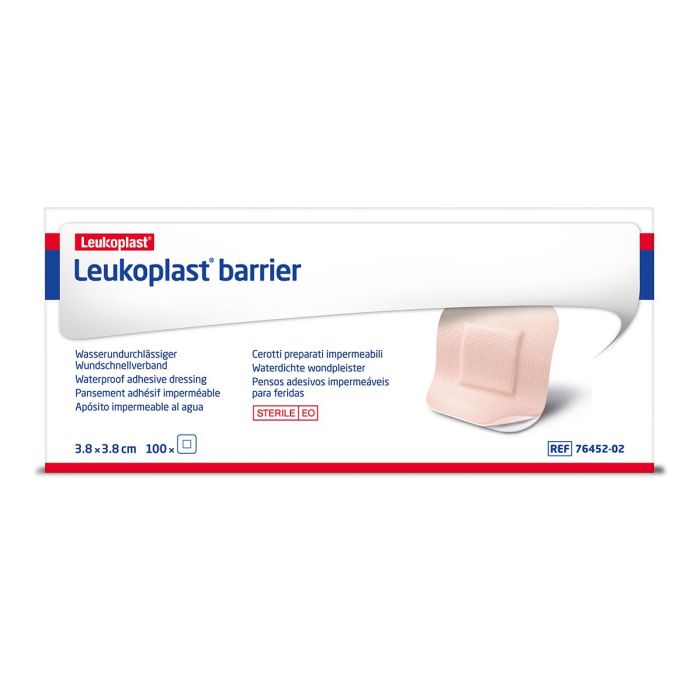 Leukoplast Barrier Dressings - 3.8cm x 3.8cm (Box of 100)