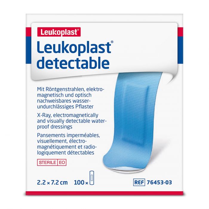 Leukoplast Detectable Dressings - 2.2cm x 7.2cm (Box of 100)