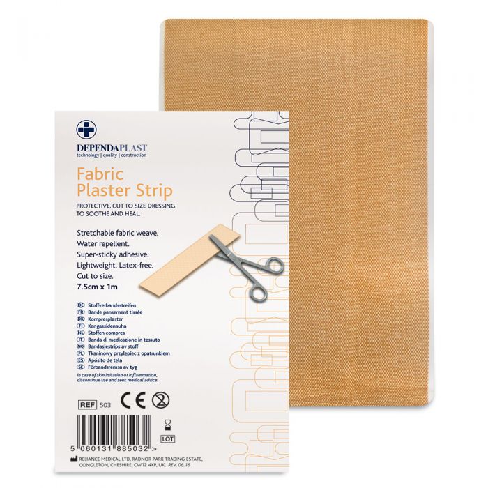 Drawstring Plasters Fabric Plasters - 7.5cm x 1m Strip – MedTree