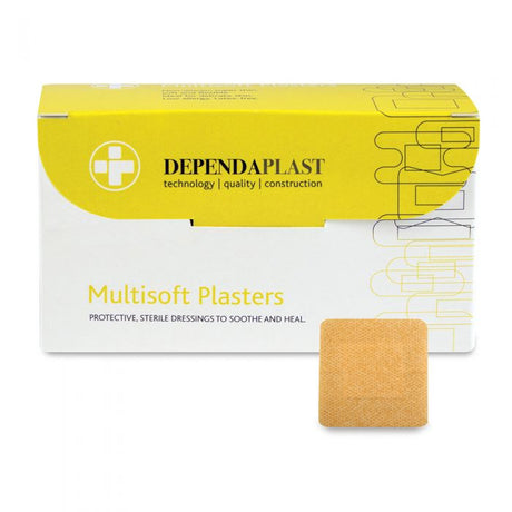 Multisoft Plasters - 4 x 4cm (Box of 100)