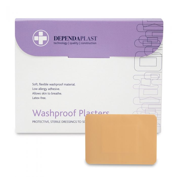 Washproof Plasters - 7.5 x 5cm (Box of 50)