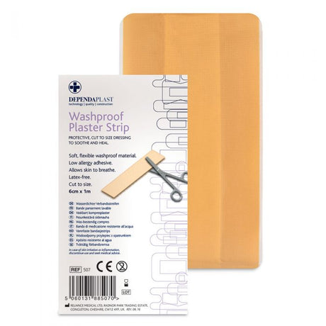 Washproof Plasters - 6cm x 1m Strip