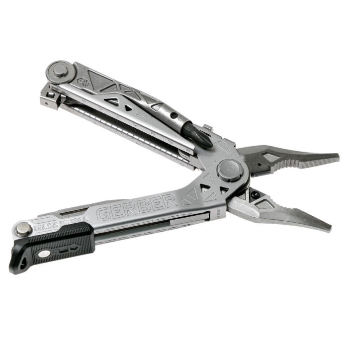 Gerber Centre-Drive Plus Multi-Tool (Stainless Steel w/ Leather Sheath + Bit Set)