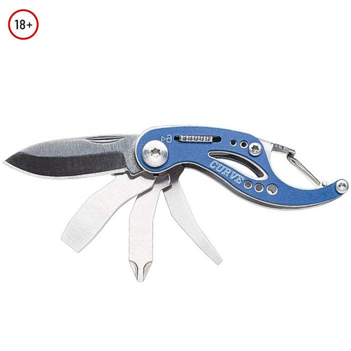 Gerber Curve Mini Keyring Multi-Tool (Blue) (Customised)