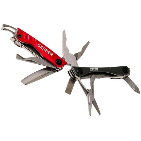 Gerber Dime Mini Multi-Tool (Red) (Customised)