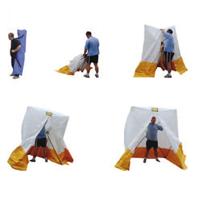 SpeedTent PVC Decontaminable Incident Shelter (Green/White)